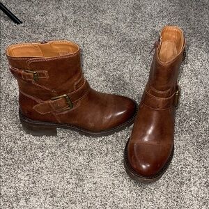 Lucky brand brown leather boots